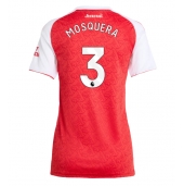 Billige Arsenal Cristhian Mosquera #3 Hjemmebanetrøje Dame 2025-26 Kort ærmer