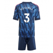 Billige Arsenal Cristhian Mosquera #3 Udebanetrøje Børn 2025-26 Kort ærmer (+ bukser)