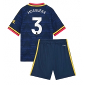 Billige Arsenal Cristhian Mosquera #3 Udebanetrøje Børn 2026-27 Kort ærmer (+ bukser)