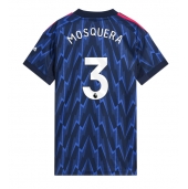 Billige Arsenal Cristhian Mosquera #3 Udebanetrøje Dame 2025-26 Kort ærmer