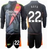 Billige Arsenal David Raya #22 Målmand Tredje trøje Børn 2024-25 Lange ærmer (+ bukser)