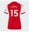Billige Arsenal Ezri Konsa #15 Hjemmebanetrøje Dame 2026-27 Kort ærmer