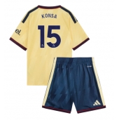 Billige Arsenal Ezri Konsa #15 Tredje trøje Børn 2026-27 Kort ærmer (+ bukser)