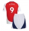 Billige Arsenal Gabriel Jesus #9 Hjemmebanetrøje Børn 2024-25 Kort ærmer (+ bukser)