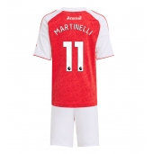 Billige Arsenal Gabriel Martinelli #11 Hjemmebanetrøje Børn 2025-26 Kort ærmer (+ bukser)