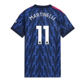 Billige Arsenal Gabriel Martinelli #11 Udebanetrøje Dame 2025-26 Kort ærmer