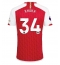 Billige Arsenal Granit Xhaka #34 Hjemmebanetrøje 2023-24 Kort ærmer