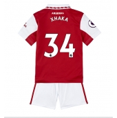 Billige Arsenal Granit Xhaka #34 Hjemmebanetrøje Børn 2022-23 Kort ærmer (+ bukser)