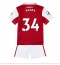 Billige Arsenal Granit Xhaka #34 Hjemmebanetrøje Børn 2022-23 Kort ærmer (+ bukser)