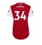 Billige Arsenal Granit Xhaka #34 Hjemmebanetrøje Dame 2022-23 Kort ærmer