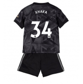 Billige Arsenal Granit Xhaka #34 Udebanetrøje Børn 2022-23 Kort ærmer (+ bukser)