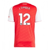 Billige Arsenal Jurrien Timber #12 Hjemmebanetrøje 2025-26 Kort ærmer