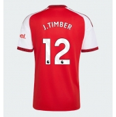 Billige Arsenal Jurrien Timber #12 Hjemmebanetrøje 2026-27 Kort ærmer
