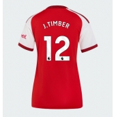Billige Arsenal Jurrien Timber #12 Hjemmebanetrøje Dame 2026-27 Kort ærmer