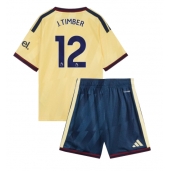 Billige Arsenal Jurrien Timber #12 Tredje trøje Børn 2026-27 Kort ærmer (+ bukser)