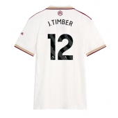 Billige Arsenal Jurrien Timber #12 Tredje trøje Dame 2025-26 Kort ærmer