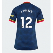 Billige Arsenal Jurrien Timber #12 Udebanetrøje Dame 2026-27 Kort ærmer