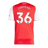 Billige Arsenal Martin Zubimendi #36 Hjemmebanetrøje 2025-26 Kort ærmer