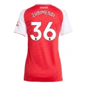 Billige Arsenal Martin Zubimendi #36 Hjemmebanetrøje Dame 2025-26 Kort ærmer