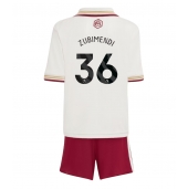 Billige Arsenal Martin Zubimendi #36 Tredje trøje Børn 2025-26 Kort ærmer (+ bukser)