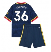 Billige Arsenal Martin Zubimendi #36 Udebanetrøje Børn 2026-27 Kort ærmer (+ bukser)