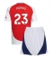 Billige Arsenal Mikel Merino #23 Hjemmebanetrøje Børn 2024-25 Kort ærmer (+ bukser)