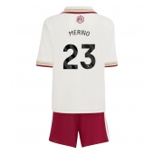 Billige Arsenal Mikel Merino #23 Tredje trøje Børn 2025-26 Kort ærmer (+ bukser)