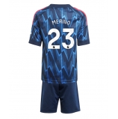 Billige Arsenal Mikel Merino #23 Udebanetrøje Børn 2025-26 Kort ærmer (+ bukser)