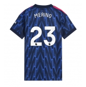 Billige Arsenal Mikel Merino #23 Udebanetrøje Dame 2025-26 Kort ærmer