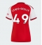 Billige Arsenal Myles Lewis-Skelly #49 Hjemmebanetrøje Dame 2026-27 Kort ærmer