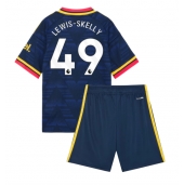 Billige Arsenal Myles Lewis-Skelly #49 Udebanetrøje Børn 2026-27 Kort ærmer (+ bukser)