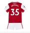 Billige Arsenal Oleksandr Zinchenko #35 Hjemmebanetrøje Børn 2022-23 Kort ærmer (+ bukser)