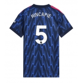 Billige Arsenal Piero Hincapie #5 Udebanetrøje Dame 2025-26 Kort ærmer