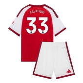 Billige Arsenal Riccardo Calafiori #33 Hjemmebanetrøje Børn 2026-27 Kort ærmer (+ bukser)