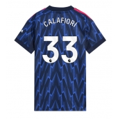 Billige Arsenal Riccardo Calafiori #33 Udebanetrøje Dame 2025-26 Kort ærmer