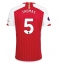 Billige Arsenal Thomas Partey #5 Hjemmebanetrøje 2023-24 Kort ærmer