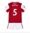 Billige Arsenal Thomas Partey #5 Hjemmebanetrøje Børn 2022-23 Kort ærmer (+ bukser)