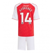 Billige Arsenal Viktor Gyokeres #14 Hjemmebanetrøje Børn 2025-26 Kort ærmer (+ bukser)