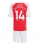 Billige Arsenal Viktor Gyokeres #14 Hjemmebanetrøje Børn 2025-26 Kort ærmer (+ bukser)