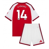 Billige Arsenal Viktor Gyokeres #14 Hjemmebanetrøje Børn 2026-27 Kort ærmer (+ bukser)