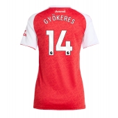 Billige Arsenal Viktor Gyokeres #14 Hjemmebanetrøje Dame 2025-26 Kort ærmer