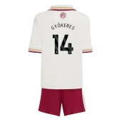 Billige Arsenal Viktor Gyokeres #14 Tredje trøje Børn 2025-26 Kort ærmer (+ bukser)