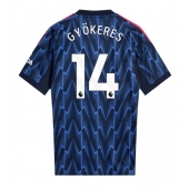 Billige Arsenal Viktor Gyokeres #14 Udebanetrøje 2025-26 Kort ærmer