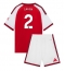 Billige Arsenal William Saliba #2 Hjemmebanetrøje Børn 2026-27 Kort ærmer (+ bukser)