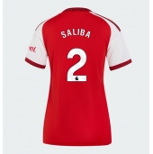 Billige Arsenal William Saliba #2 Hjemmebanetrøje Dame 2026-27 Kort ærmer