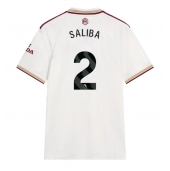Billige Arsenal William Saliba #2 Tredje trøje 2025-26 Kort ærmer