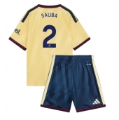 Billige Arsenal William Saliba #2 Tredje trøje Børn 2026-27 Kort ærmer (+ bukser)