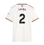 Billige Arsenal William Saliba #2 Tredje trøje Dame 2025-26 Kort ærmer
