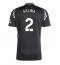 Billige Arsenal William Saliba #2 Udebanetrøje 2024-25 Kort ærmer