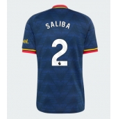 Billige Arsenal William Saliba #2 Udebanetrøje 2026-27 Kort ærmer